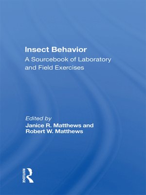 cover image of Insect Behavior